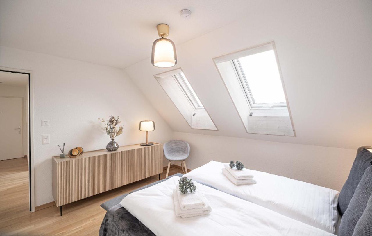 Modern 3Bdr Duplex With Skyroof In Trendy Zurich West Appartement Buitenkant foto