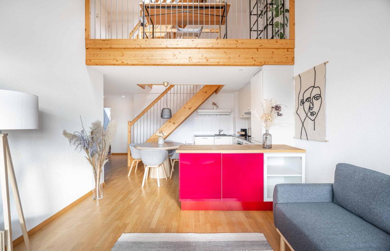 Modern 3Bdr Duplex With Skyroof In Trendy Zurich West Appartement Buitenkant foto
