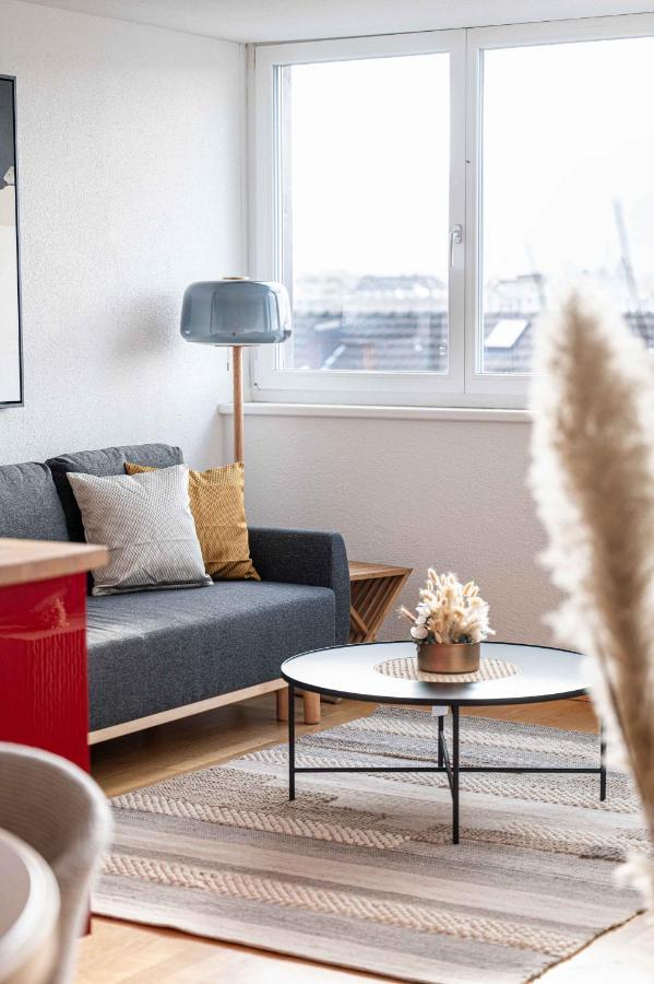 Modern 3Bdr Duplex With Skyroof In Trendy Zurich West Appartement Buitenkant foto
